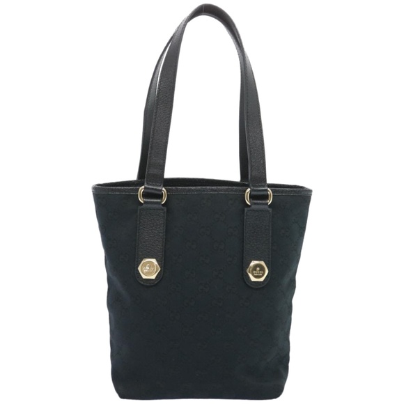 GUCCI GG Canvas Hand Bag Black 153361 Auth 66928 - Picture 2 of 16